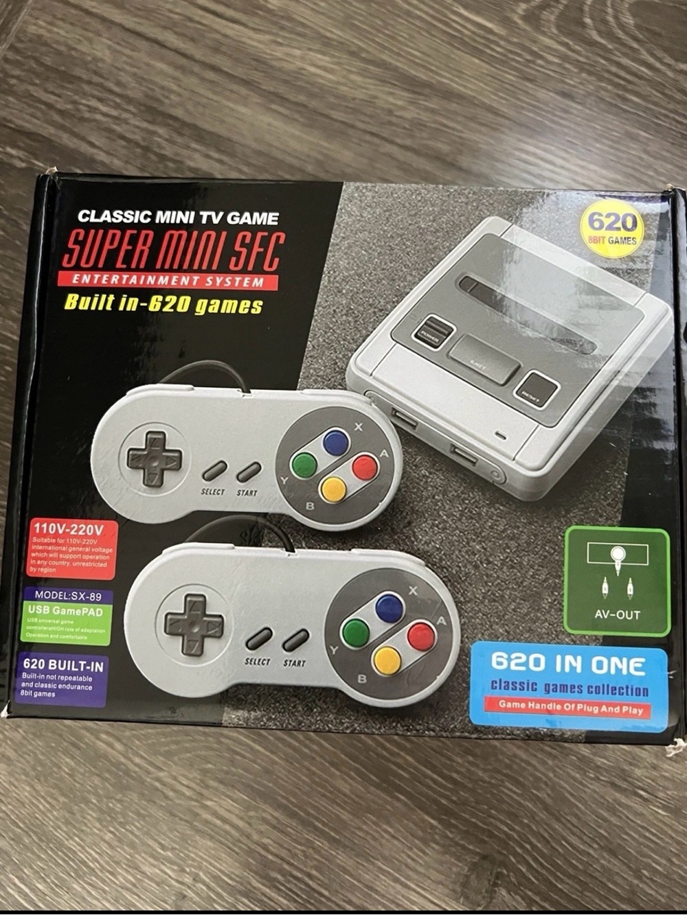 Super Mini SFC Classic TV Game Console With 620 Built-In Games PARTS ONLY